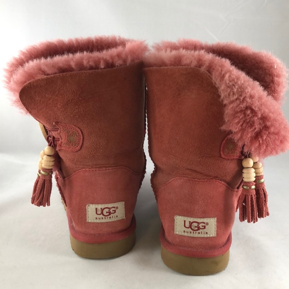 Ugg Bailey Suede Boots - Terracota - Picture 3 of 5